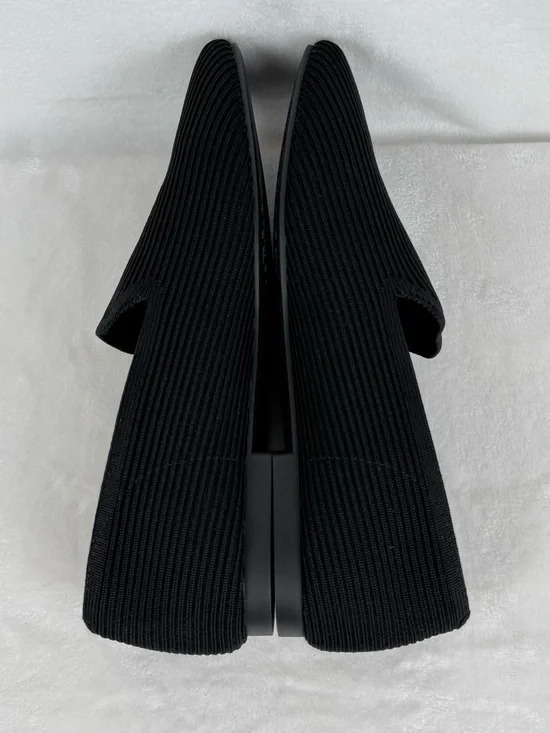 VIVAIA Knit Slip-On Flats Black Square Toe Comfort EU 41.5 ( US 7.5 ) - Picture 5 of 12